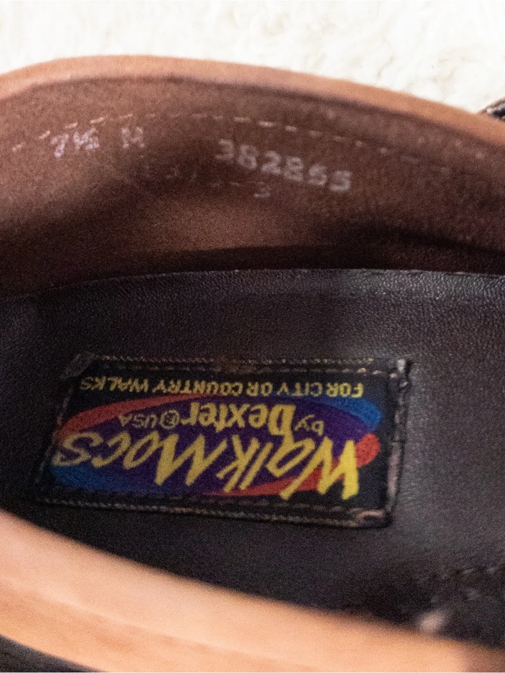 Vintage Dexter WalkMocs Leather Huarache Loafers Women’s Size 7.5 Brown